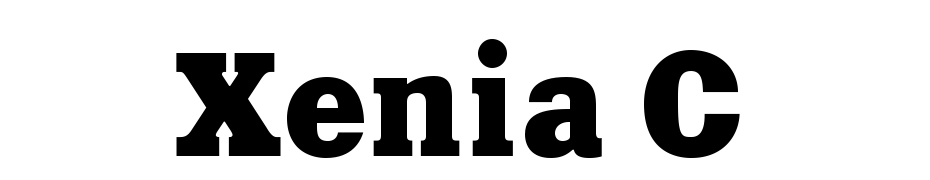 Xenia C Font Download Free